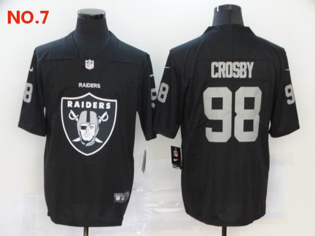 Men's Las Vegas Raiders 98 Maxx Crosby Jersey NO.7;